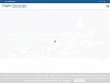Tablet Screenshot of gigliovacanze.it